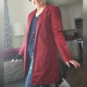 Red Kenneth Cole Reaction Coat